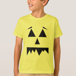 Creepy Pumpkin Face Halloween Spooky T-Shirt
