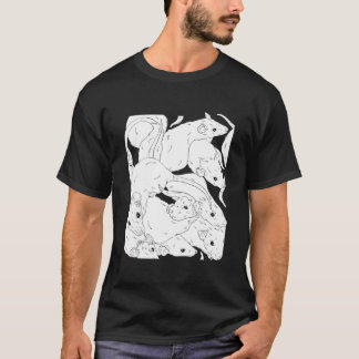 Creepy Rat King I Wicca Witz Pastel Goth Rats T-Shirt