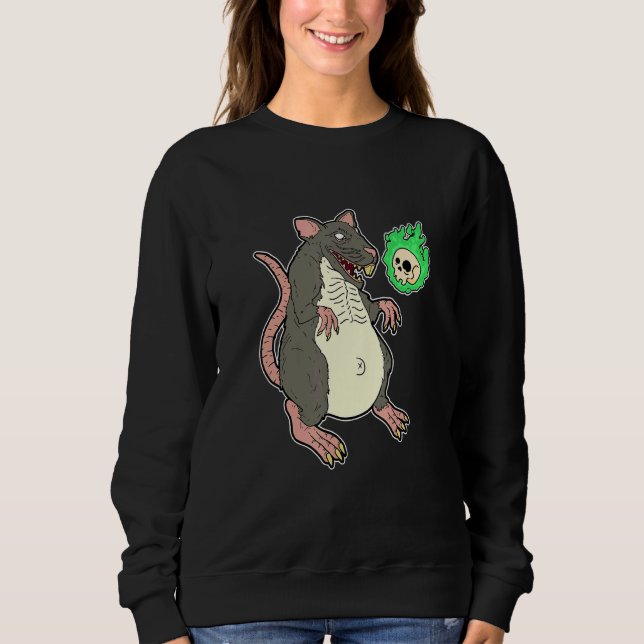 Creepy Ratzilla Sweatshirt (Vorderseite)