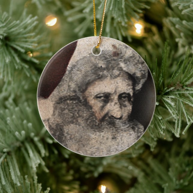 Creepy Santa Keramik Ornament (Baum)