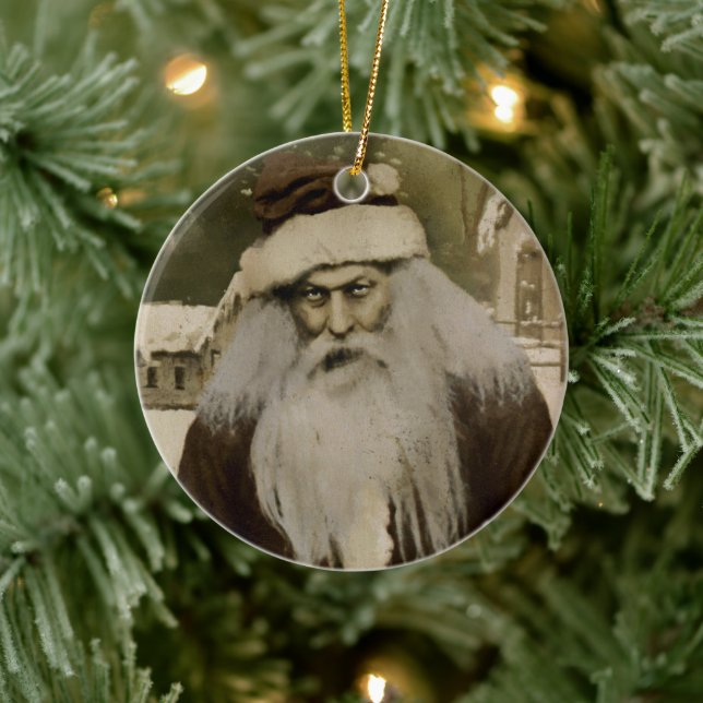 Creepy Santa Keramik Ornament (Baum)
