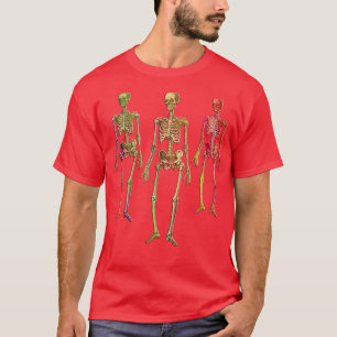 Creepy Skelette Go Trick oder Treatments T-Shirt