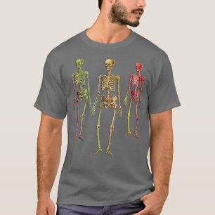 Creepy Skelette Go Trick oder Treatments  T-Shirt