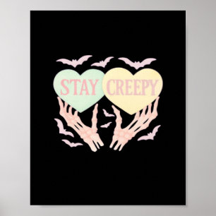 Creepy - Skelettfresser, der das Herz süß und SP h Poster