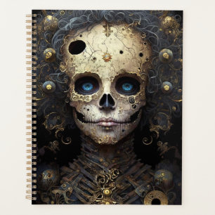 Creepy Skull Gothic Dark Fantasy Art Planer