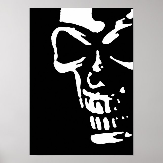 Creepy Skull Poster (Vorne)