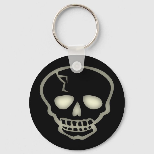 Creepy Skull Schlüsselanhänger (Vorderseite)