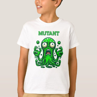 Creepy Slime Zombie Alien - Neon Green Monster T-Shirt