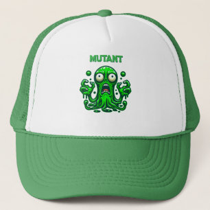 Creepy Slime Zombie Alien - Neon Green Monster Truckerkappe