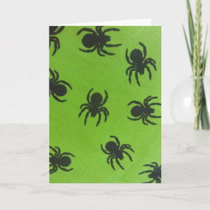 Creepy Spiders Karte
