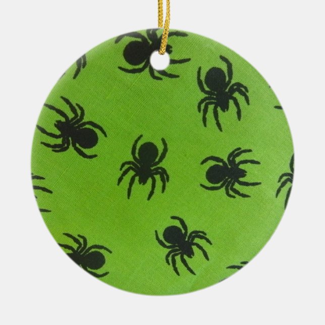 Creepy Spiders Keramik Ornament (Vorne)