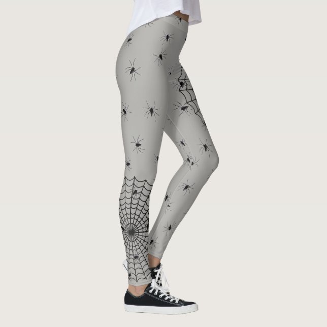 Creepy Spiders und Spider Web Leggings (Rechts)