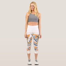 Creepy Spuk House Capri Leggings