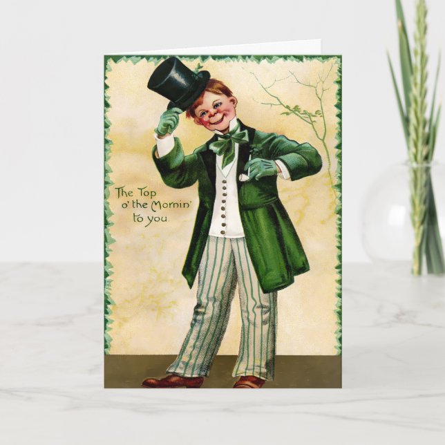 Creepy St. Patrick's Day Card Feiertagskarte (Vorderseite)