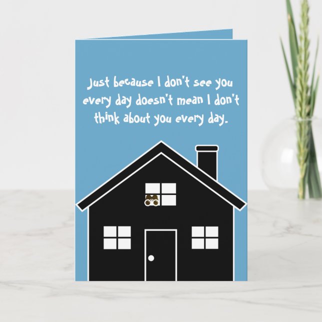 CREEPY Thinking Of You Karte (Vorderseite)