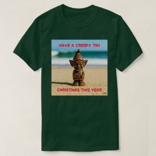 Creepy Tiki Christmas T-Shirt