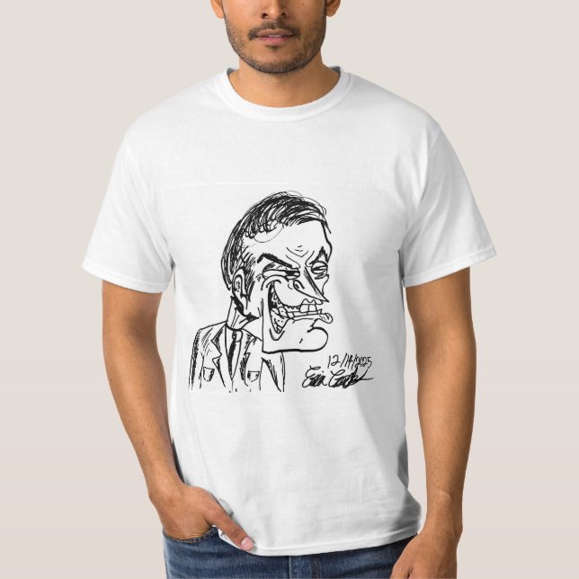 creepy villain cartoon T-Shirt (Vorderseite)