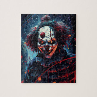 Creepy Vintag Time Clown Puzzle