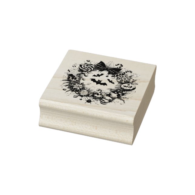 Creepy Wreath Gummistempel (Stempel)