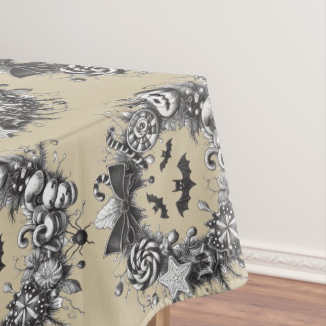 Creepy Wreath Tischdecke (Beispiel)