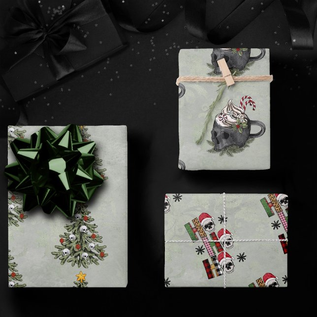 Creepy XMAS | Eine sehr gotische Tasse Geschenkpapier Set (Von Creator hochgeladen)