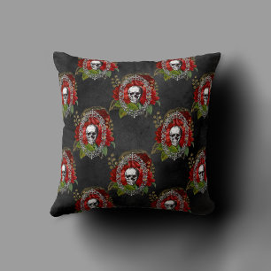 Creepy XMAS Eine sehr gotische Weihnachtsbaumgru Kissen