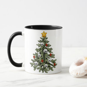 Creepy XMAS   Eine sehr gotische Weihnachtsbaumgru Tasse