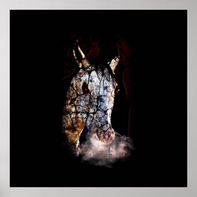 Creepy Zombie Horse Poster (Vorne)