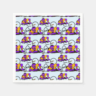 Creepy Zombies Spooky Halloween-Party Serviette