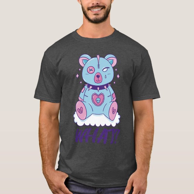 Creepyeddy What Horror Murderouseddy Bear What gir T-Shirt (Vorderseite)