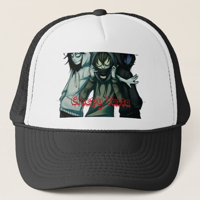 Creepypasta Trucker Hat Truckerkappe (Vorderseite)