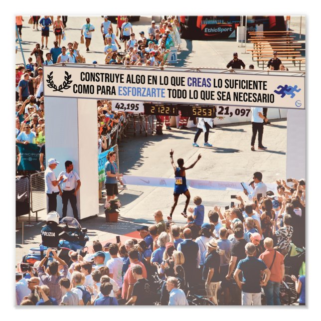 Creer en algo para esforzarte al máximo fotodruck (Vorne)