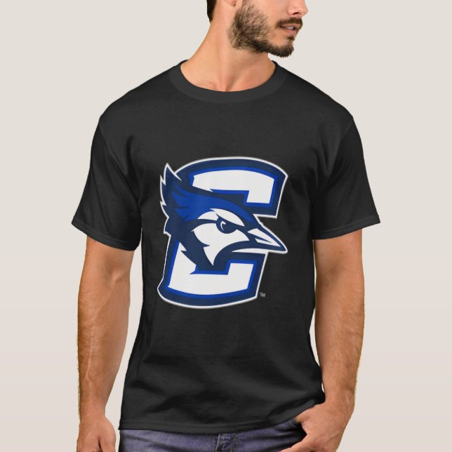 Creighton Bluejays Links Brustsymbol T-Shirt (Vorderseite)