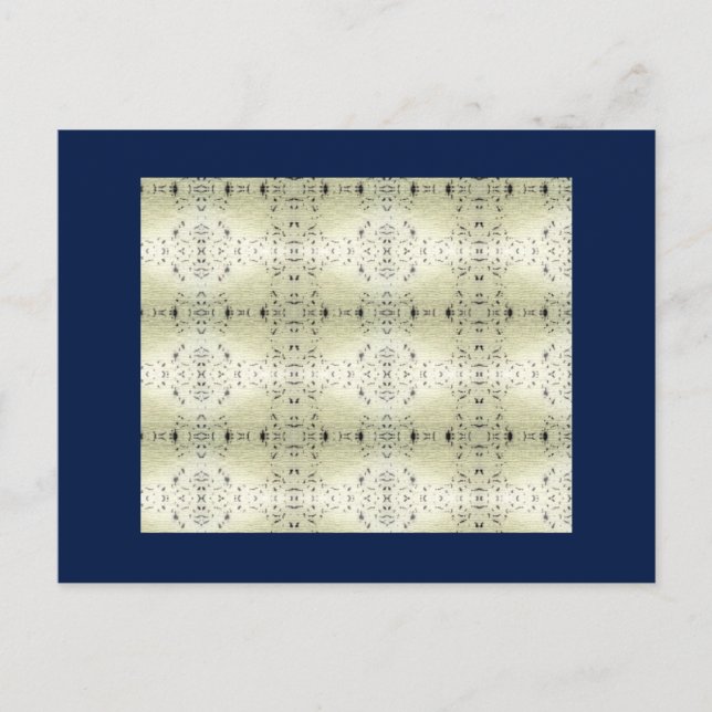 Crem de Lace Midnight Blue Postkarte (Vorderseite)