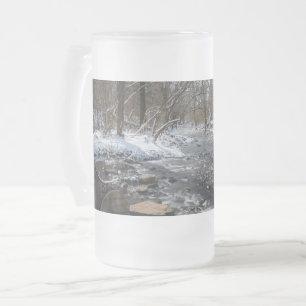 Creme at Sequiota Mattiert Glass Beer Tasse