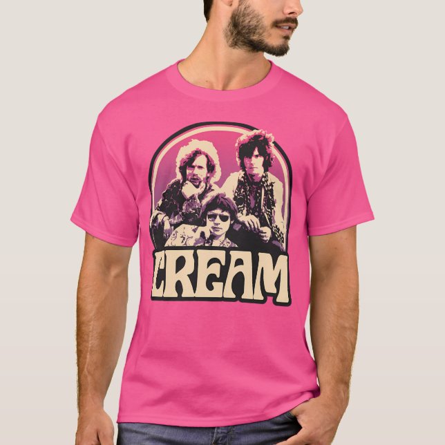 Creme Band T-Shirt (Vorderseite)
