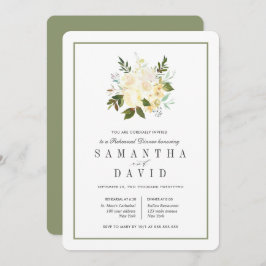 Creme + Beutel | Bio Hochzeit Probe Dinner Einladung