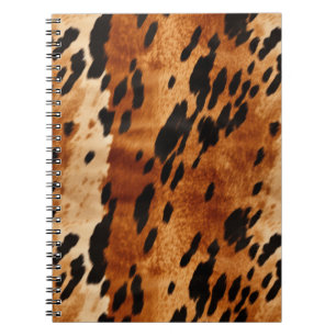 Creme Brown Cowhide Notizblock