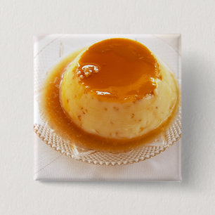 Crème caramel Artiger Pudding mit Karamell Button