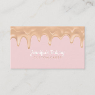 Creme Caramel Tropfbacken Konditorgebäck Koch Visitenkarte