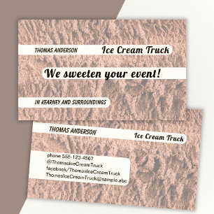 Creme Choco Design Mix Visitenkarte