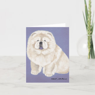 Creme Chow Card Karte
