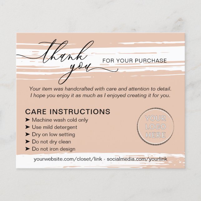 Creme Danke, dass Sie eine Anleitung für die Reini Flyer (Vorne)