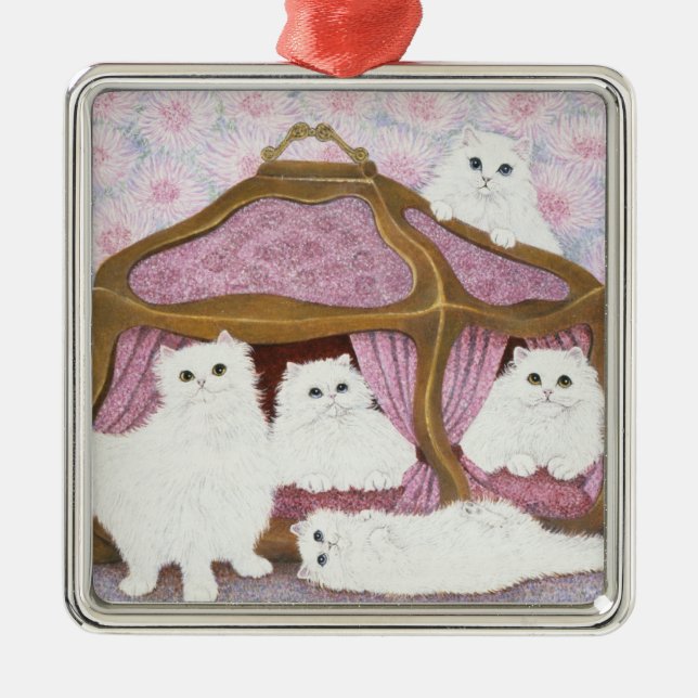 Creme de la creme silbernes ornament (Vorne)