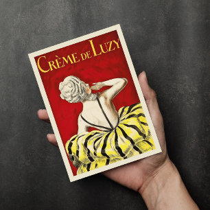 Crème De Luzy   Leonetto Cappiello Karte