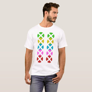 Creme dreht Augen T-Shirt