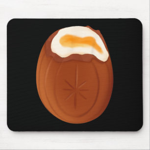 Creme-Ei-Schokoladen-Ostern Skurril Seltsam Lustig Mousepad