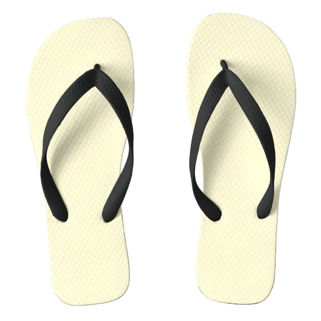 Creme Flip Flops (Fußbett)