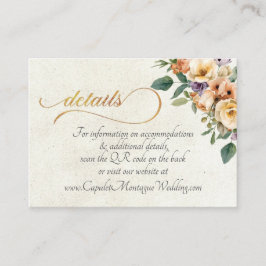 Creme Floral, QR-Code - Creme Begleitkarte