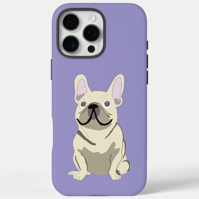 Creme Französische Bulldogge,  Case-Mate iPhone Hülle (Rückseite)
